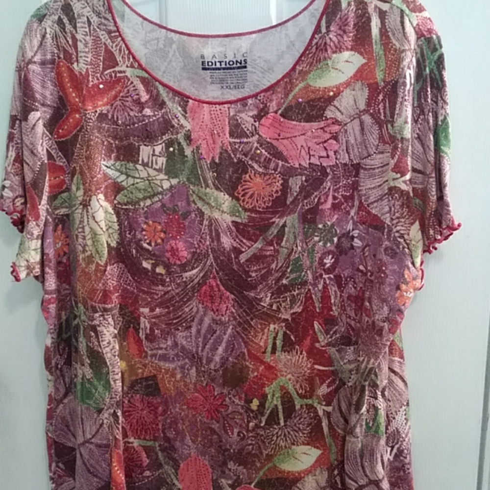 Floral print top